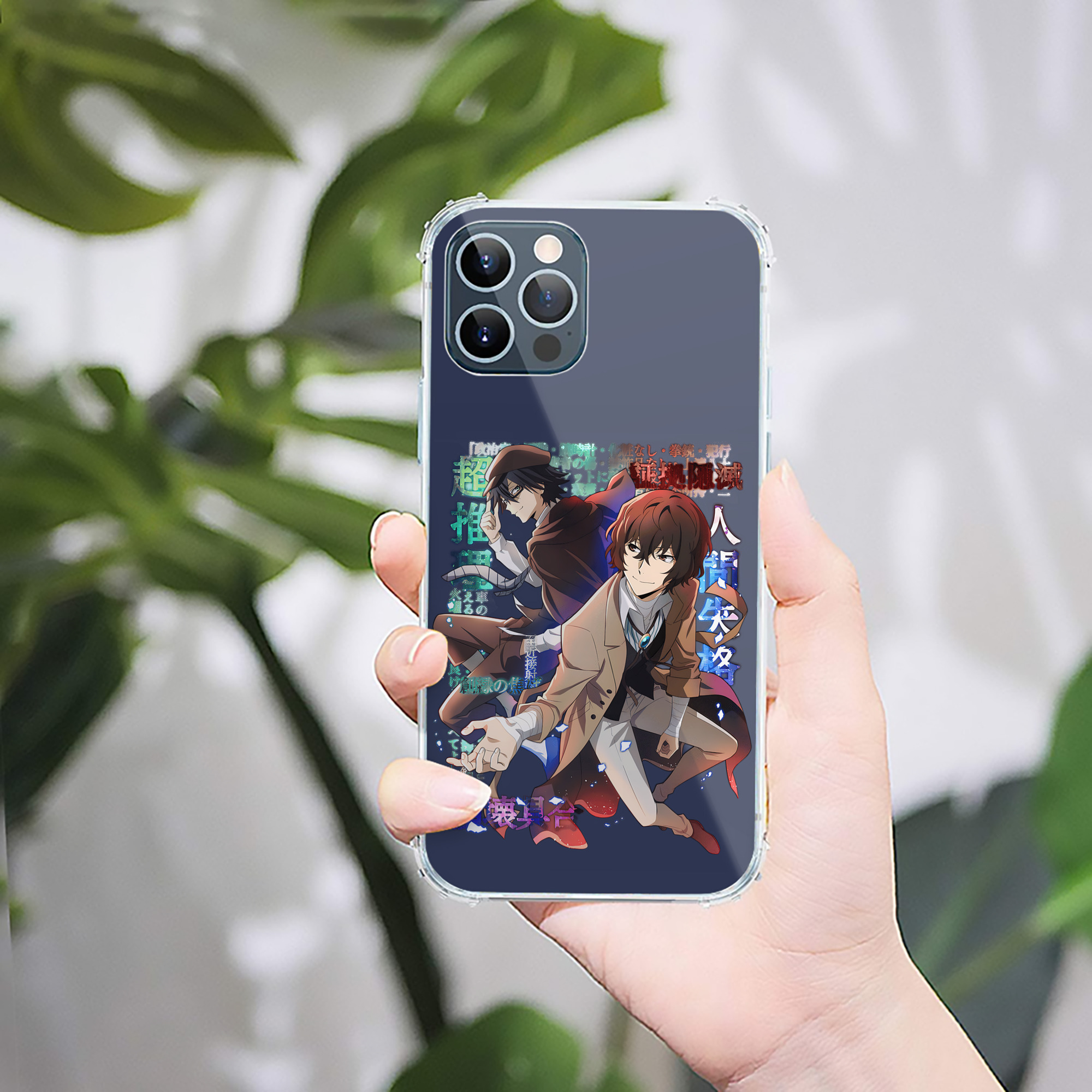 （画像用） 文豪ストレイドッグス Bungo Stray Dogs 【iPhone 12シリーズ対応】透明スマホケース（クリアソフトケース）